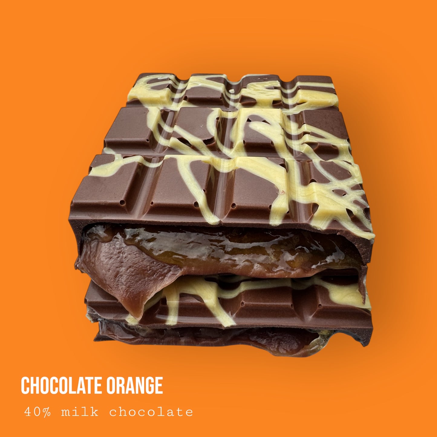 Chocolate Orange Dessert Orange Gel with Soft Chocolate Orange Ganache 225g