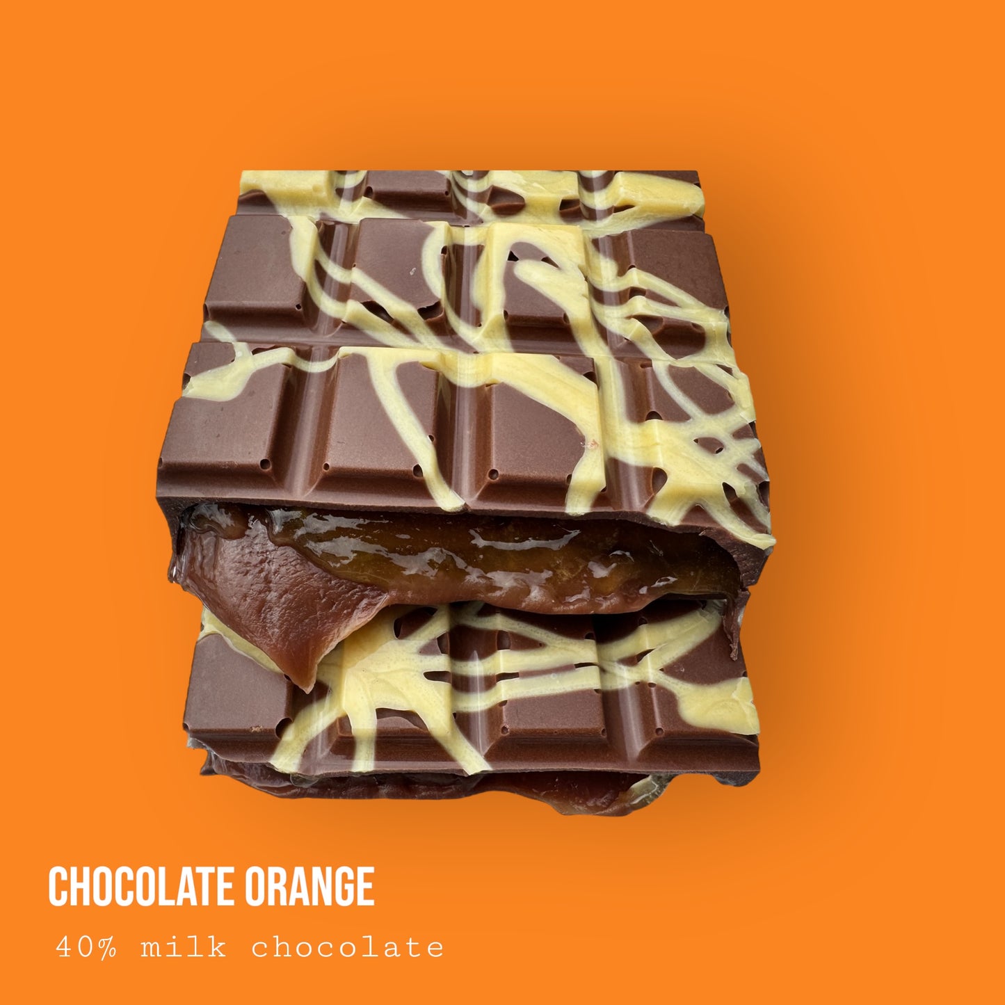 Chocolate Orange Dessert Orange Gel with Soft Chocolate Orange Ganache 225g
