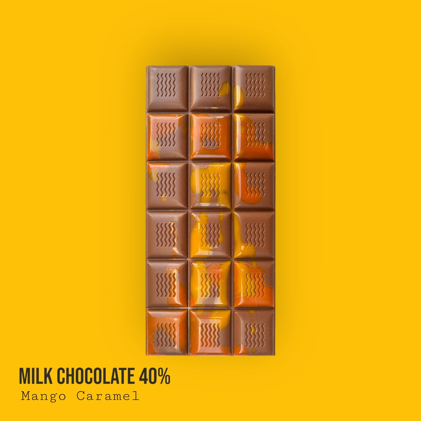 Milk Chocolate 40% Mango Caramel Bar 120g