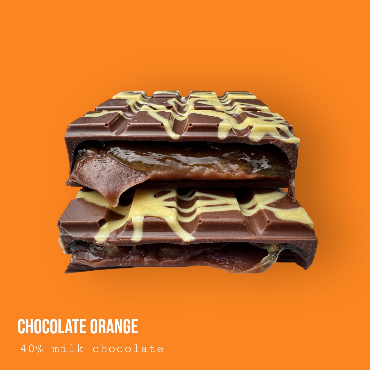 Chocolate Orange Dessert Orange Gel with Soft Chocolate Orange Ganache 225g