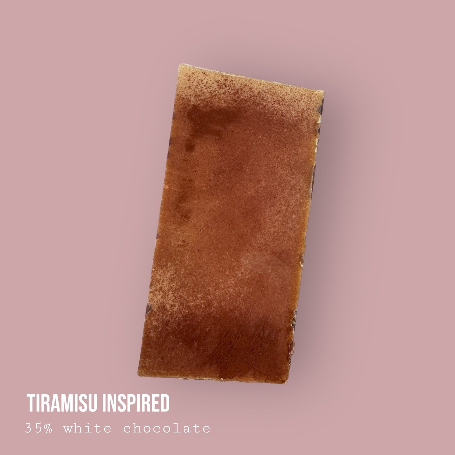 Tiramisu Inspired White & Dark Chocolate Coffee Dessert Bar 225g