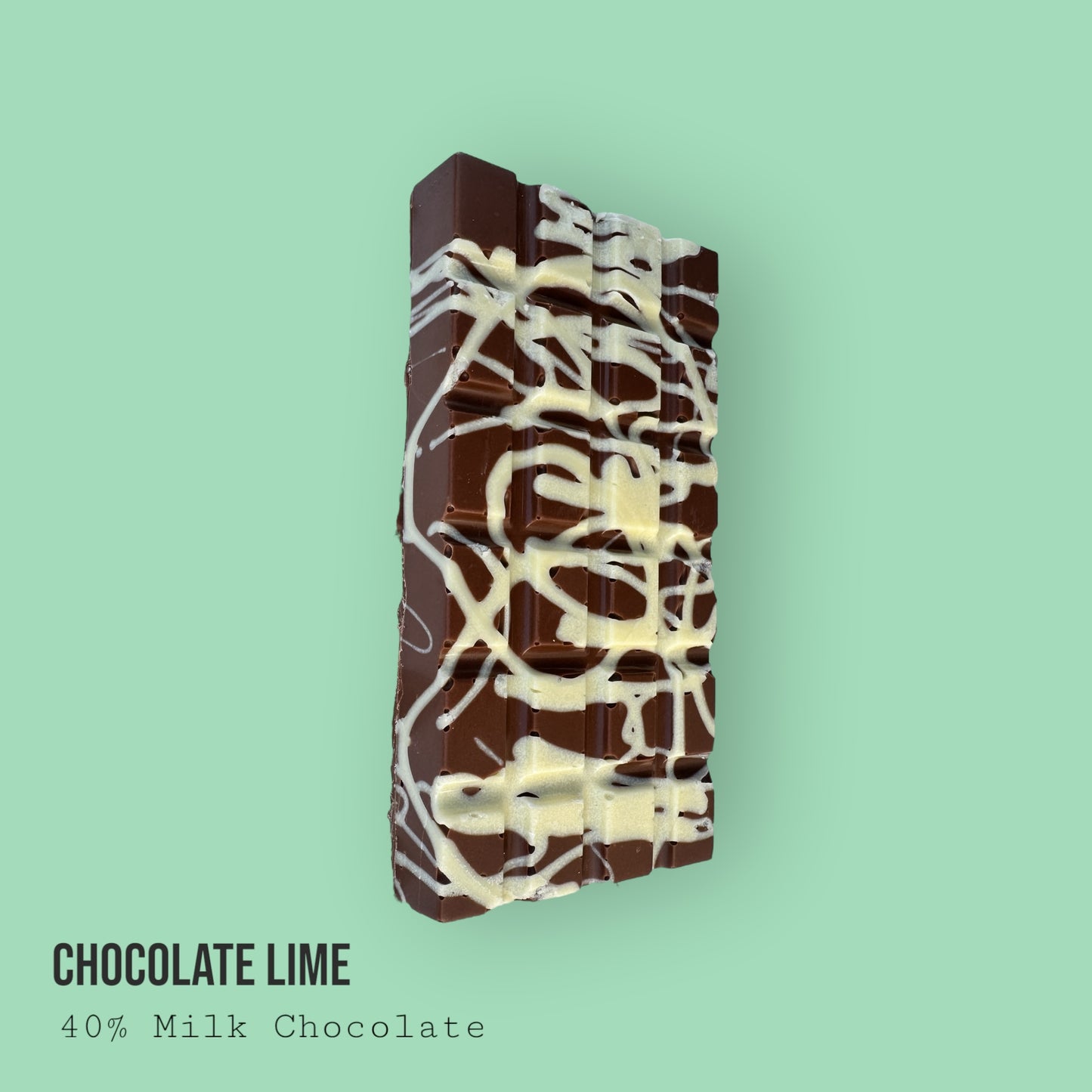 Milk Chocolate Deep Filled with Lime & White Chocolate Lime Filling 220g