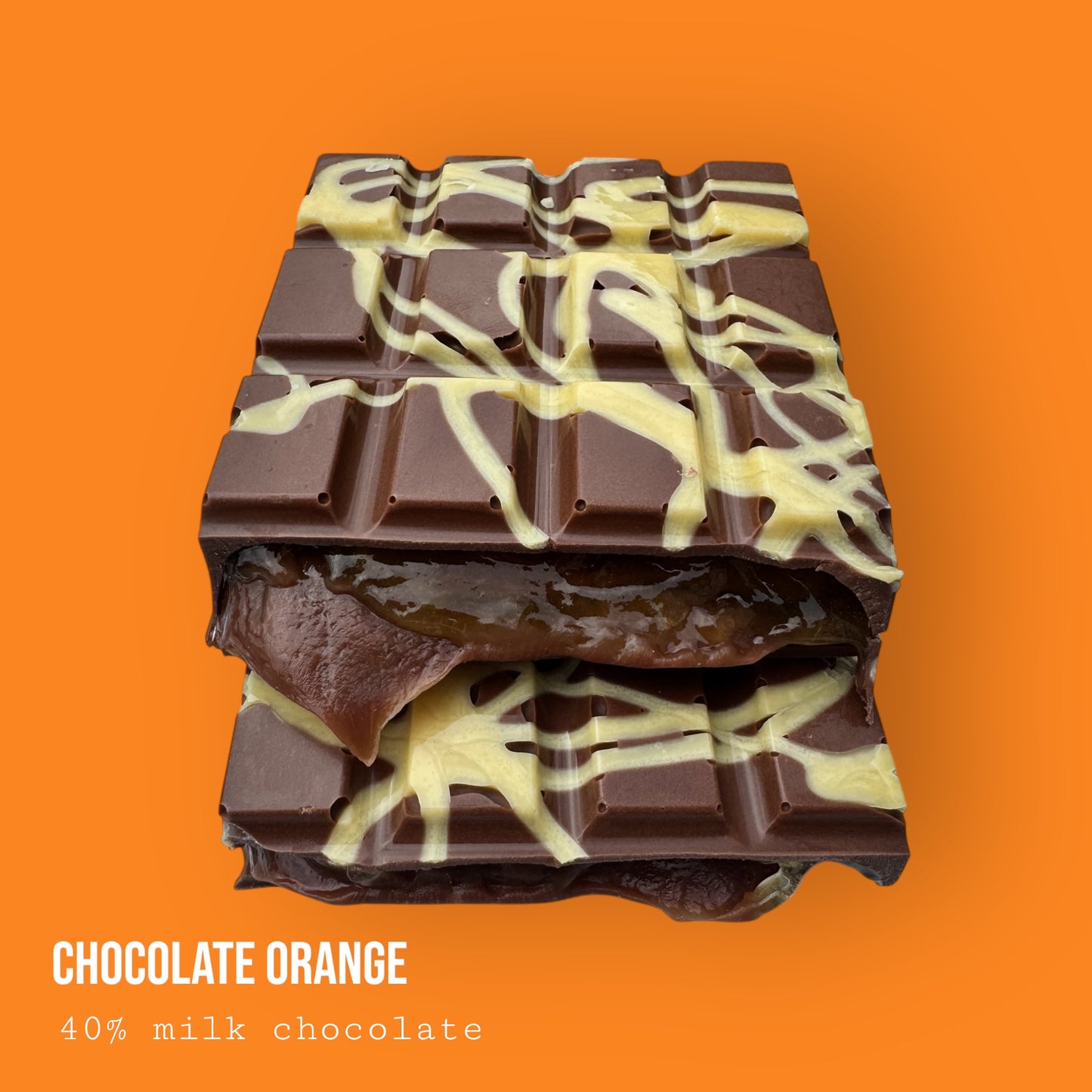 Chocolate Orange Dessert Orange Gel with Soft Chocolate Orange Ganache 225g