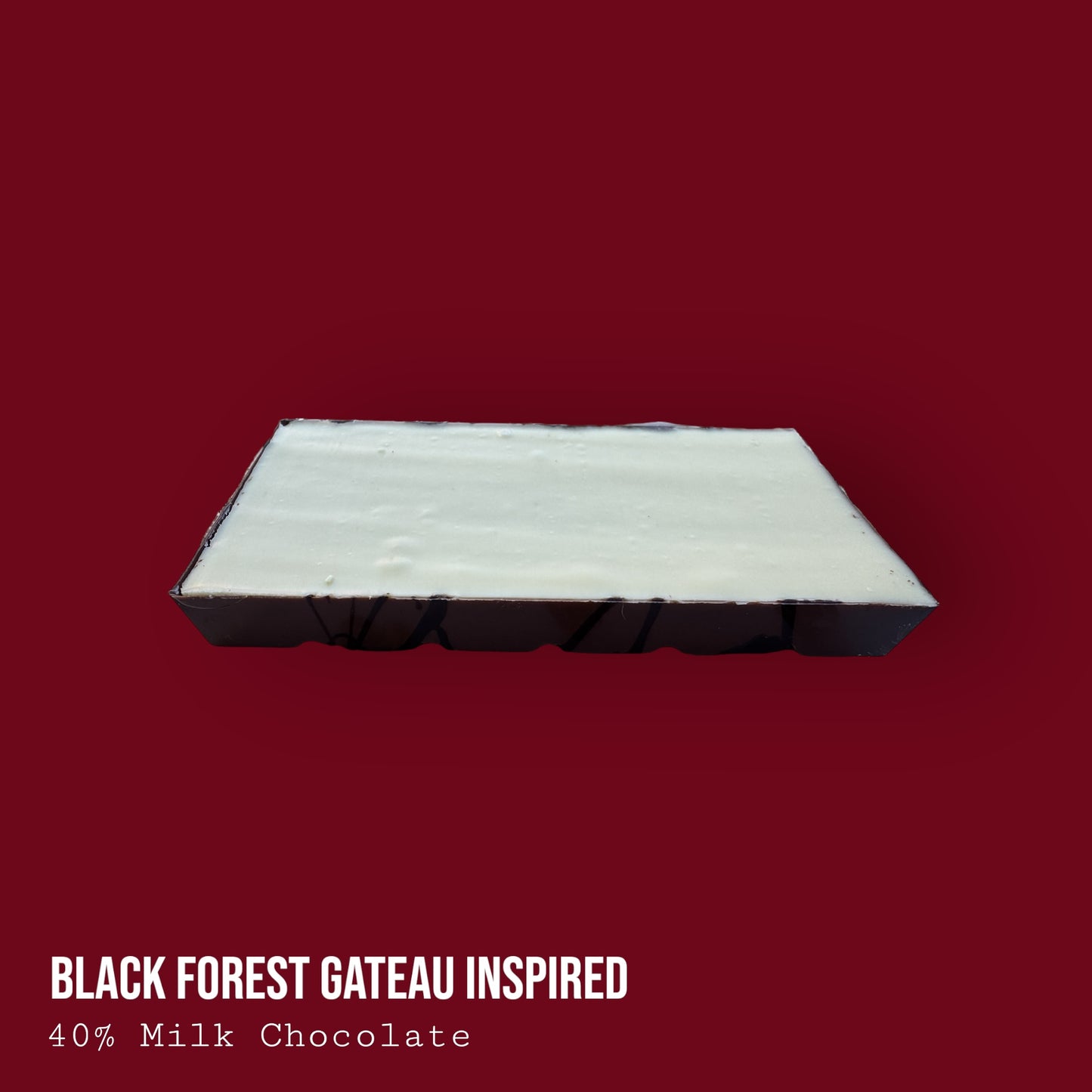 Black Forest Gateau Inspired Dark, Milk & White Chocolate Dessert Bar 220g