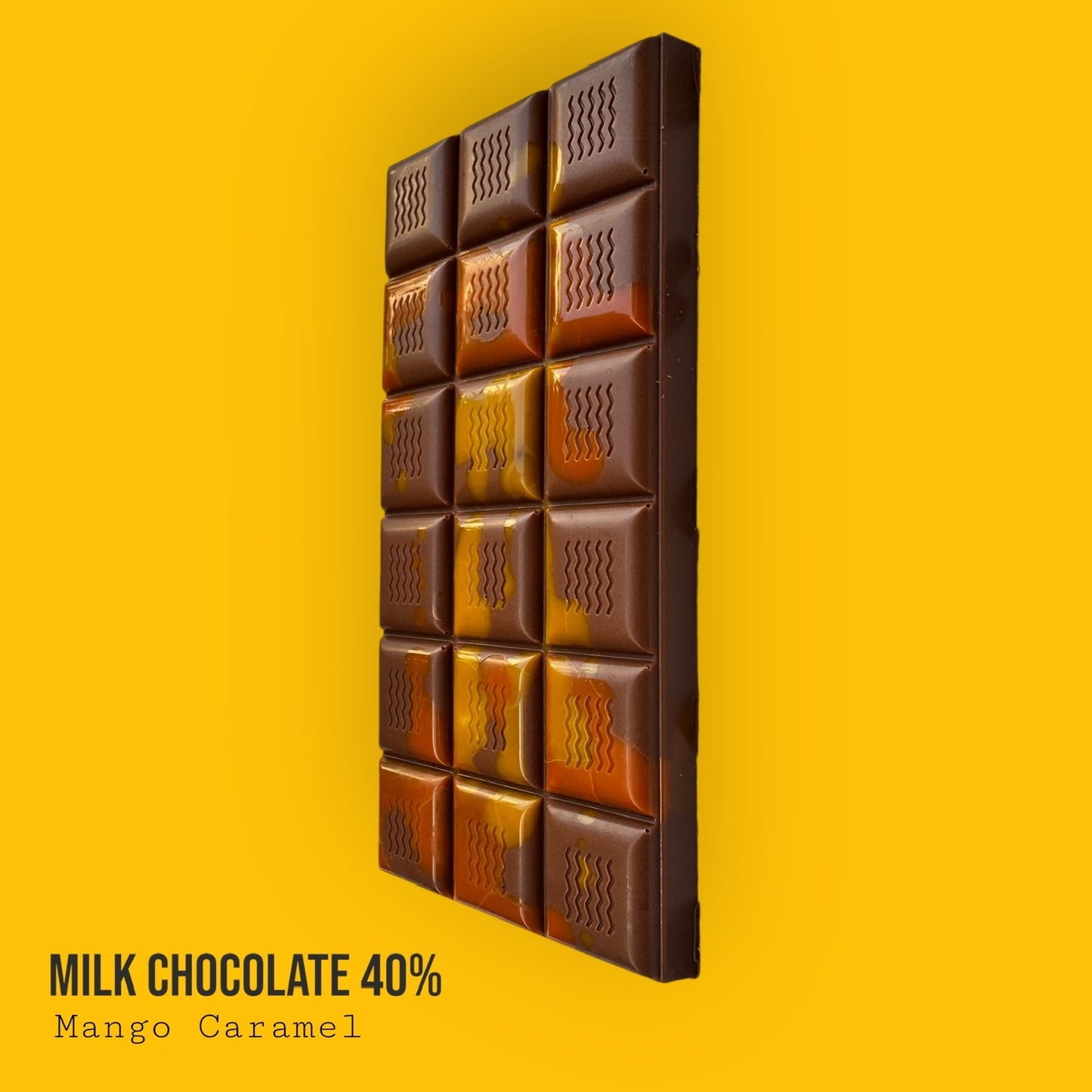 Milk Chocolate 40% Mango Caramel Bar 120g