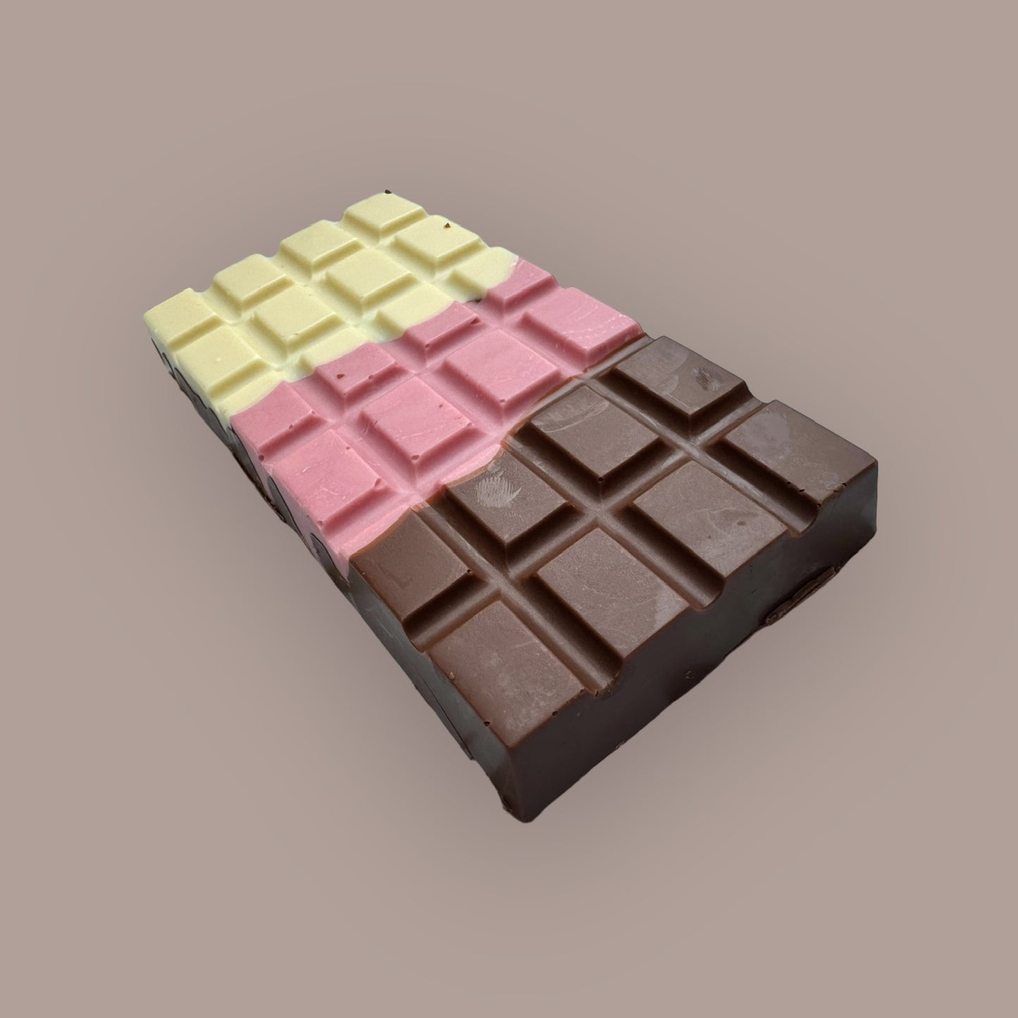 Milk Chocolate Neapolitan ice cream inspired loaded chocolate bar 240g