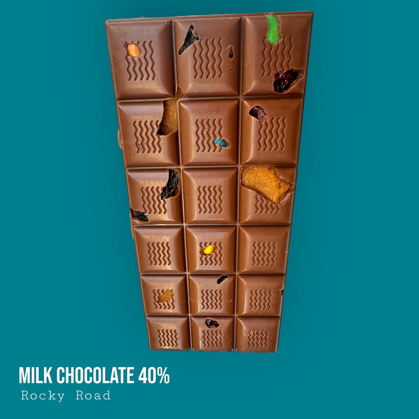 Milk Chocolate Rocky Road Bar 120g