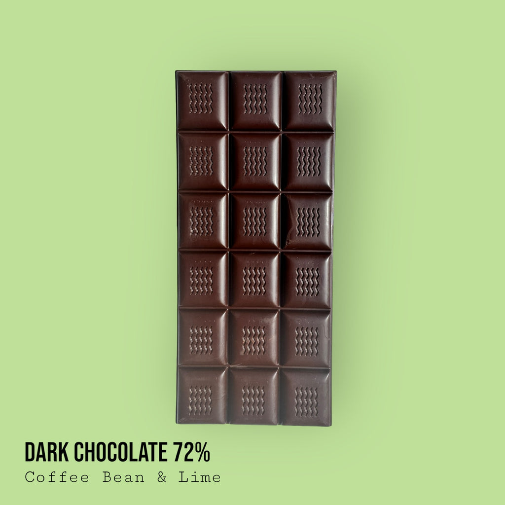 Single Origin Dark Perú 72% Coffee Bean & Lime 110g