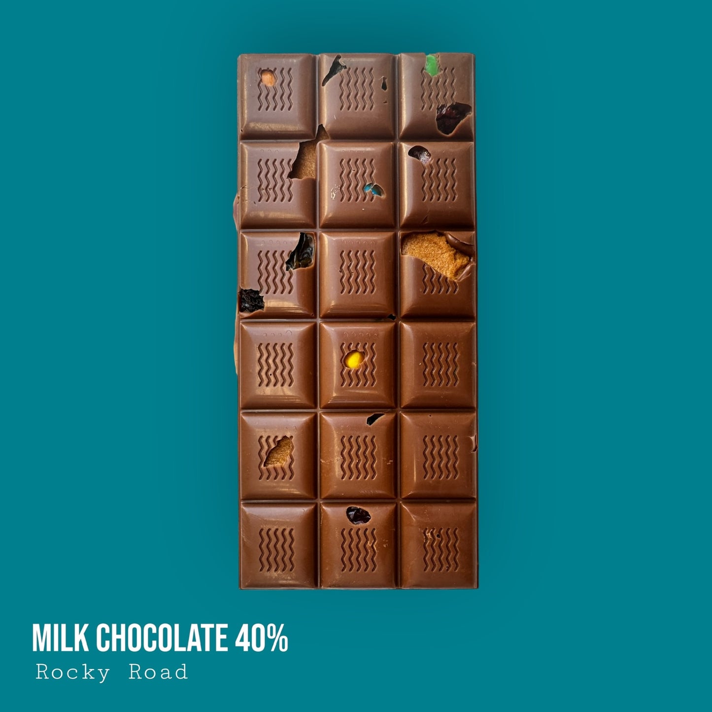 Milk Chocolate Rocky Road Bar 120g