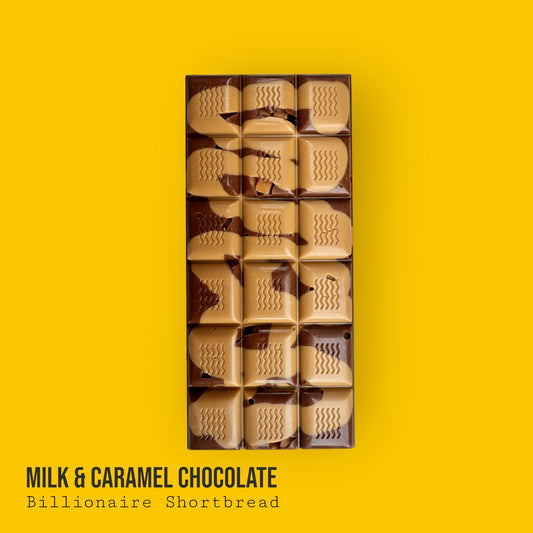 Milk & Caramel billionaire shortbread chocolate bar 120g