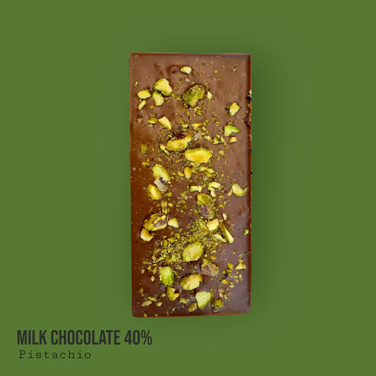 Milk Chocolate Pistachio 110g Bar
