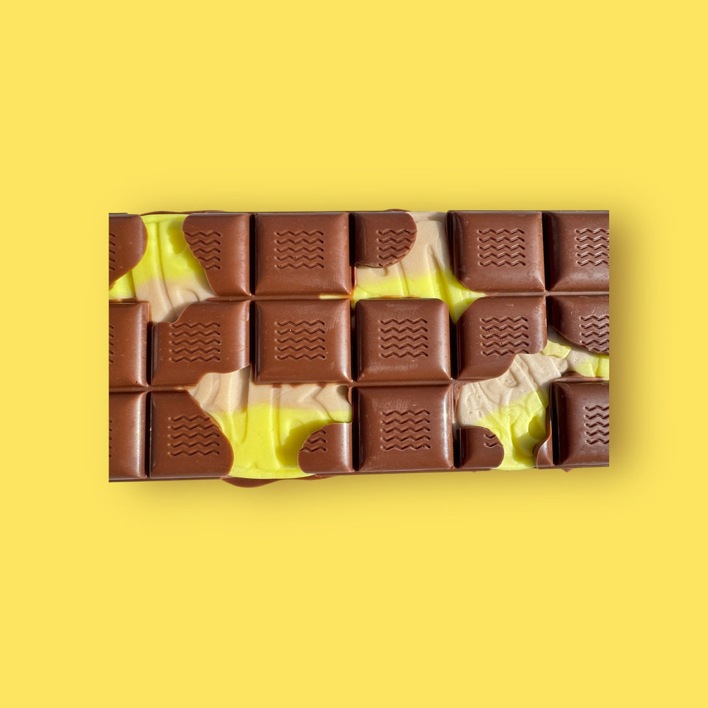 Milk Chocolate with BUBS Banana & Caramel 145g