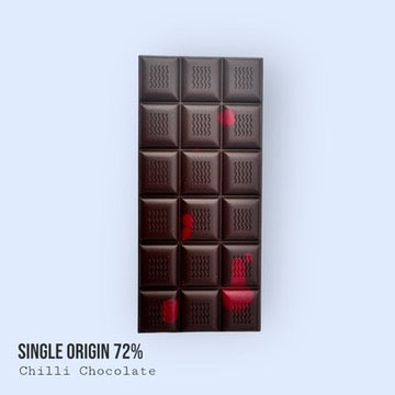 Single Origin Dark Perú 72% Chilli Chocolate Bar 110g